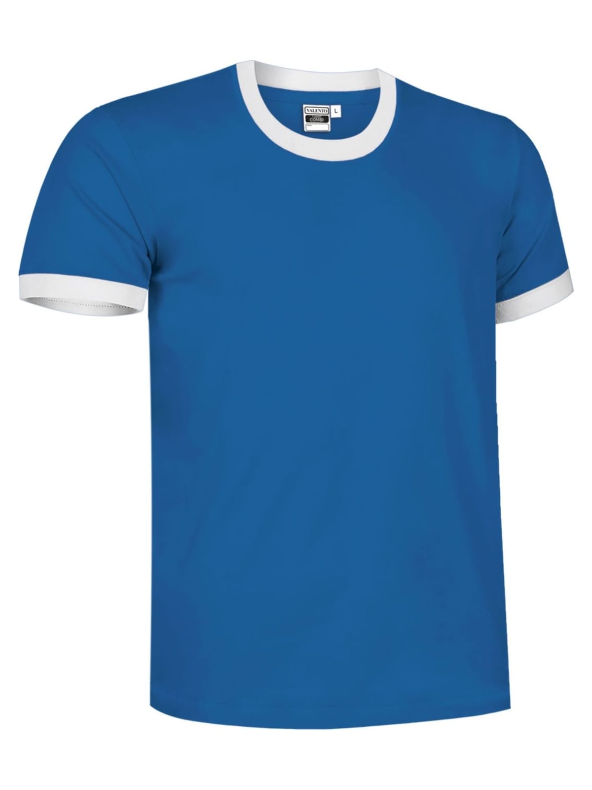 T-Shirt COMBI Valento CAVACOMAB Royal Blue-White
