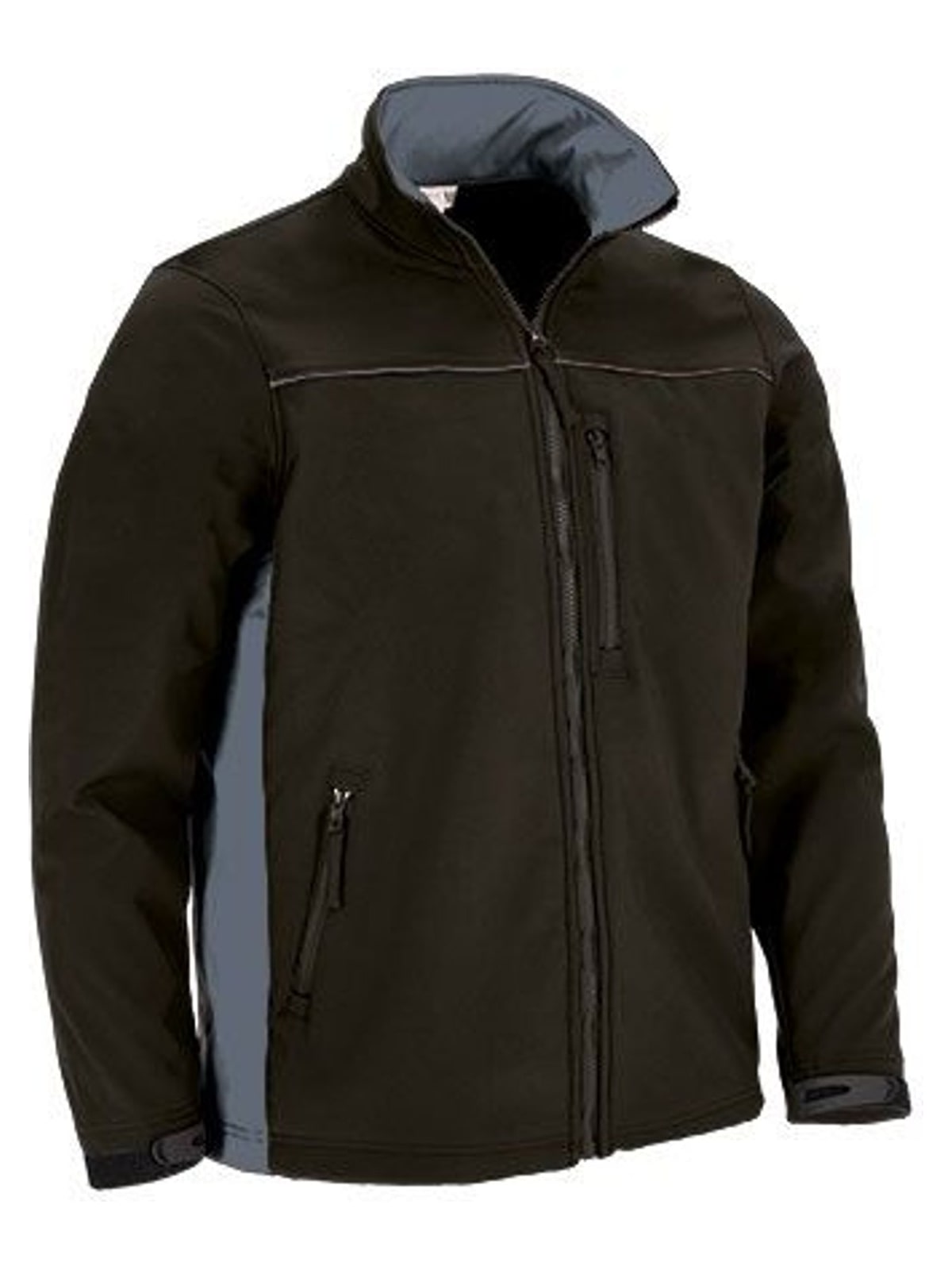 Μπουφάν Softshell THUNDER Valento CQVATHUNG Black-Cemen