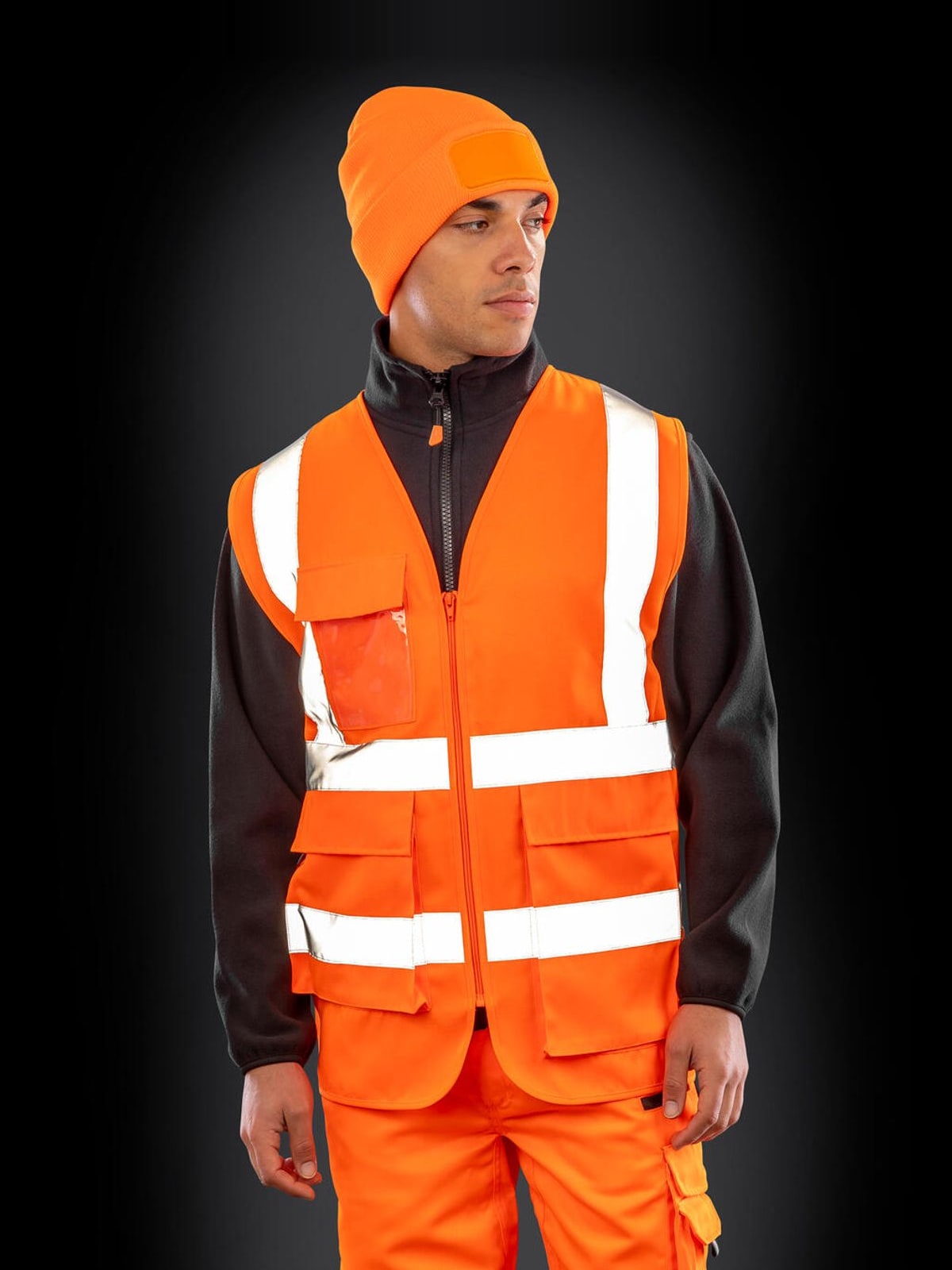 Heavy Duty Polycotton Security Vest Result Safe-Guard R