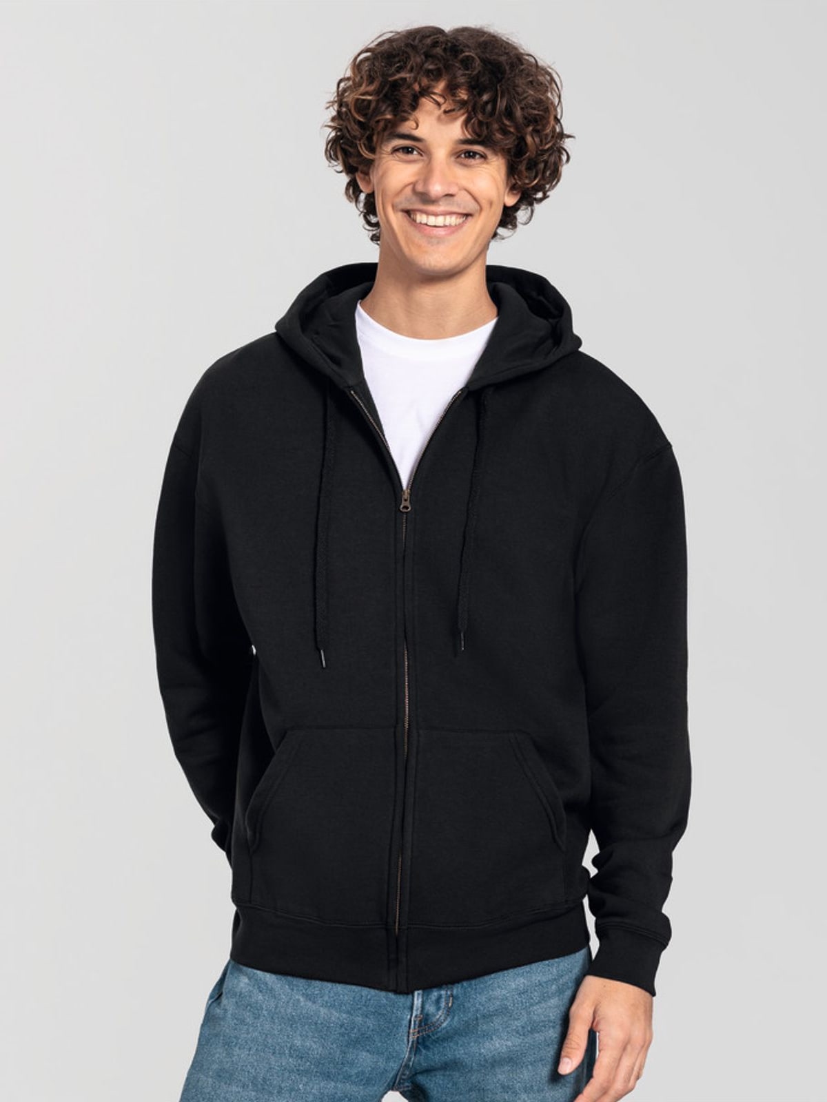 Iconic Premium Hooded Sweat Jacket Fruit of the Loom 06
