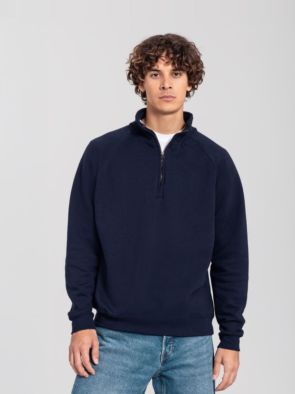 Iconic Premium Zip Neck Sweat Fruit of the Loom 0622880