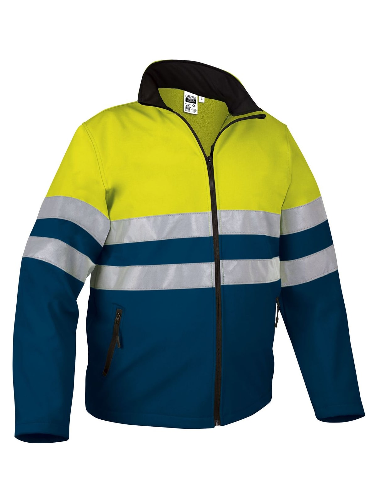 Softshell Jacket Υψηλής Ορατότητας STORM Valento Fluo Y