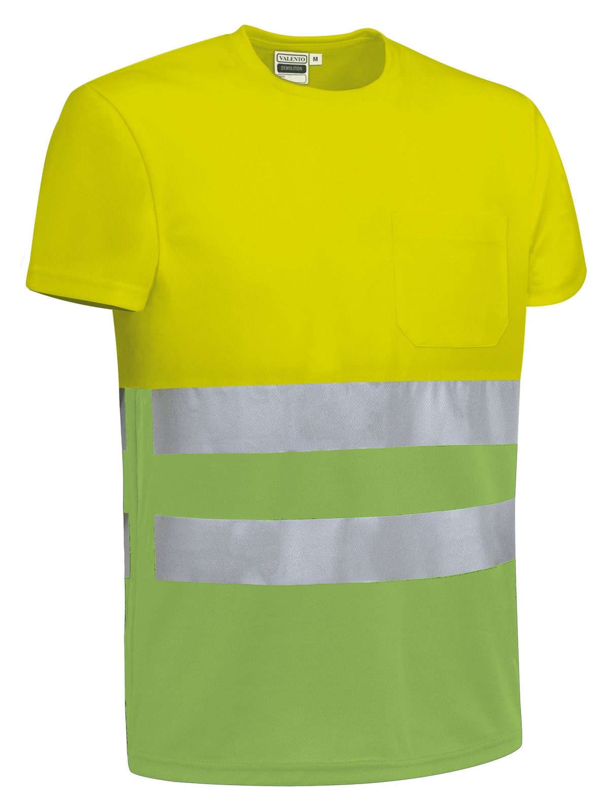 T-Shirt Υψηλής Ορατότητας DEMOLITION Valento Fluo Yello