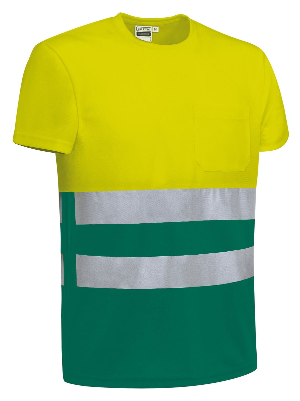 T-Shirt Υψηλής Ορατότητας DEMOLITION Valento Fluo Yello