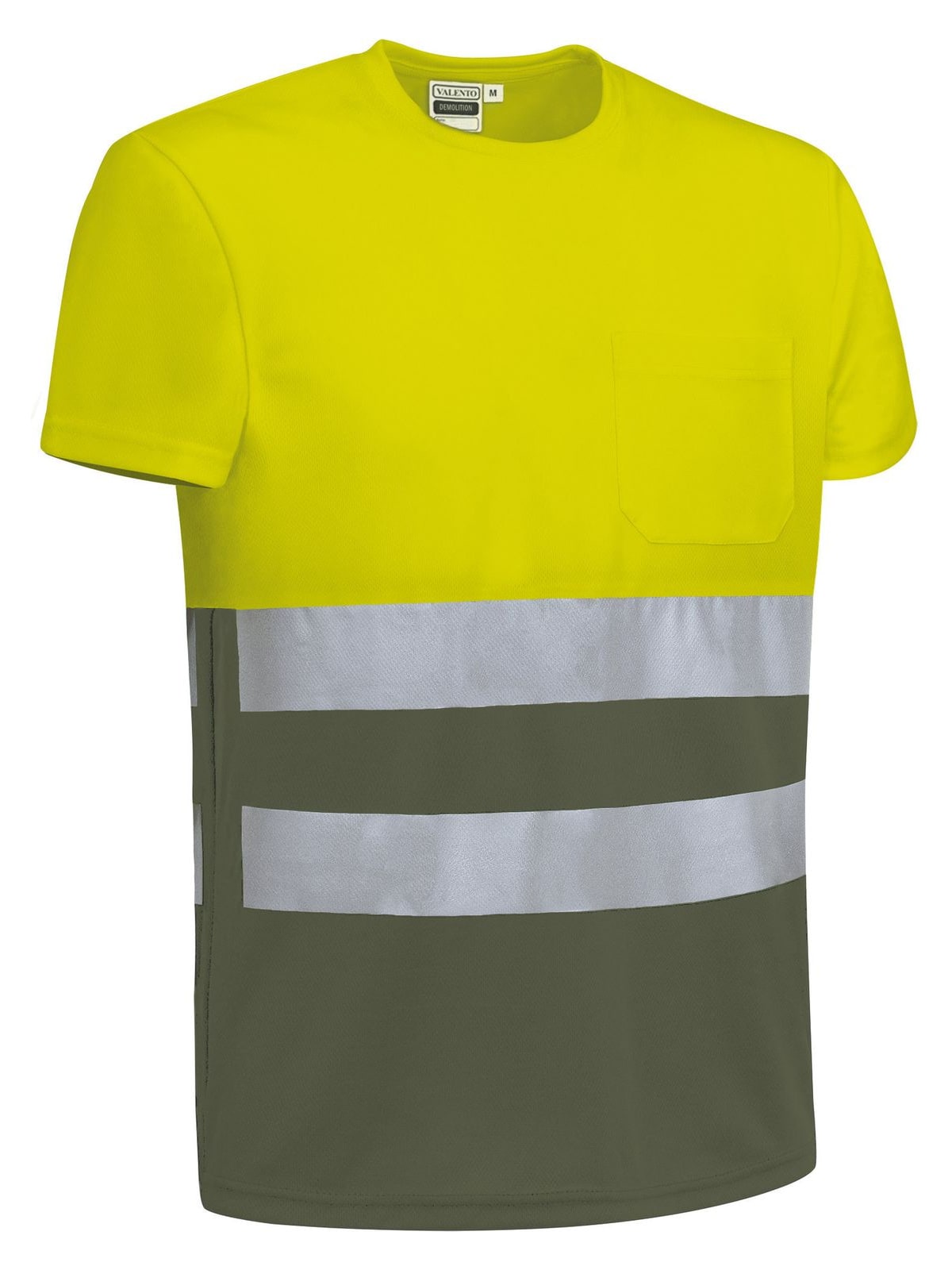 T-Shirt Υψηλής Ορατότητας DEMOLITION Valento Fluo Yello