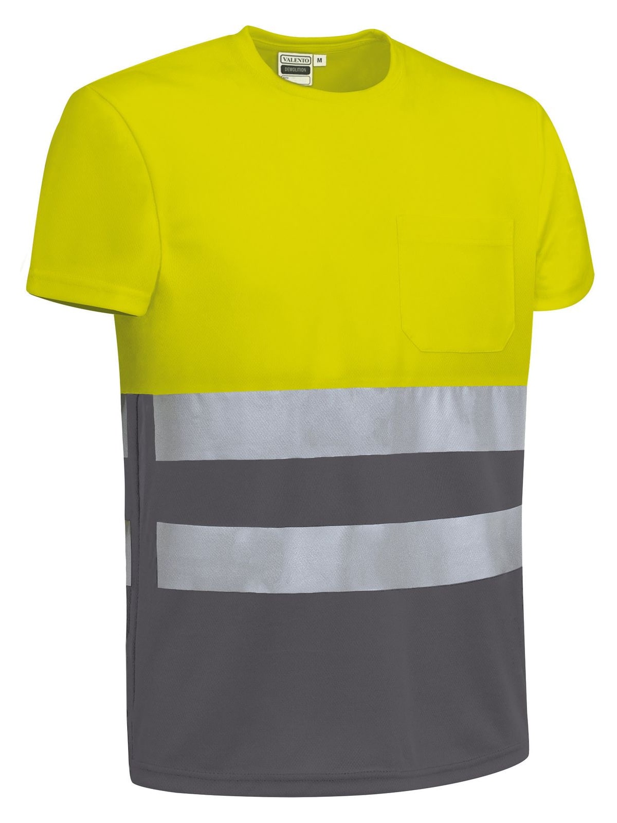T-Shirt Υψηλής Ορατότητας DEMOLITION Valento Fluo Yello