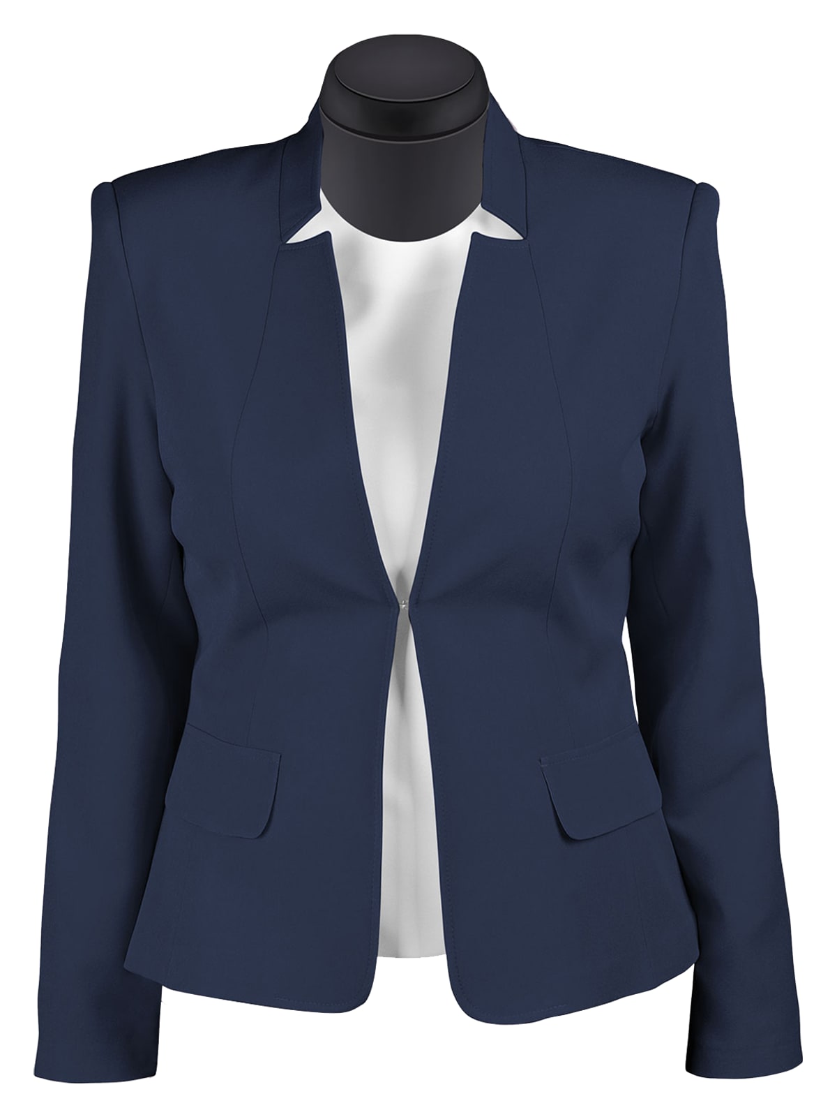 Γυναικείο σακάκι KARINA NAVY BLUE 90119002 BeUnique Σκο