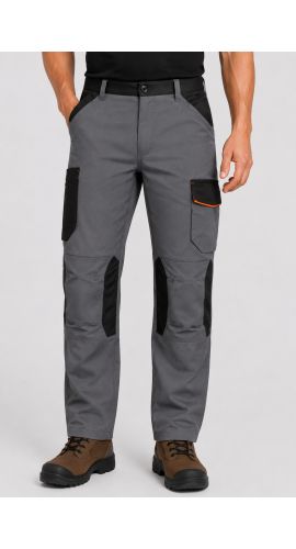 Παντελόνι Εργασίας MACH2 Delta Plus M2PA3 Γκρι-Πορτοκαλί