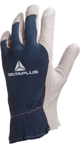 Γάντια από Κατσικίσιο Δέρμα Delta Plus CT402 Natural-Μπλε